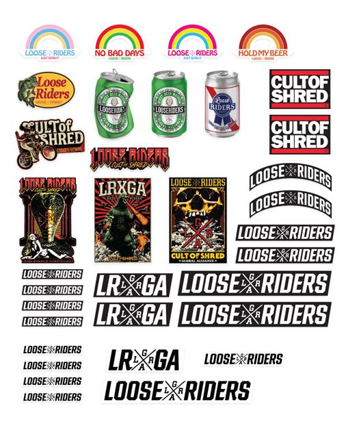 Picture of LOOSE RIDER STICKER PACK